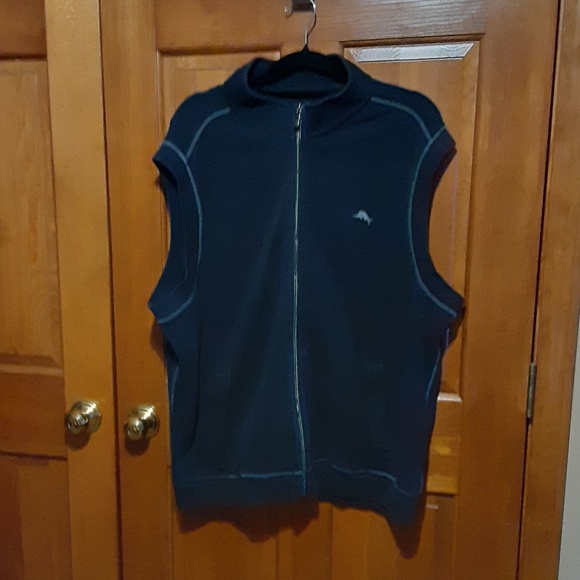Tommy Bahama Full Zip Golf Vest - Picture 1 of 3